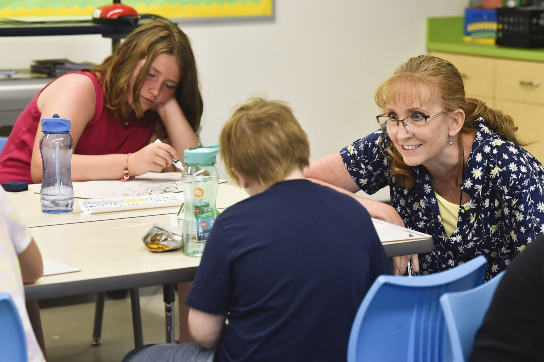 Stacy Elton teaches fourth grade students